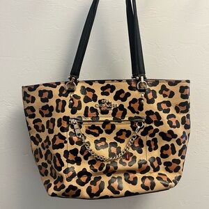 Coach Ocelot Town Car Zip Tote 34445